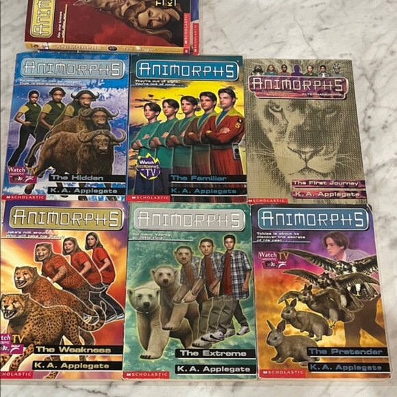1990s Animorphs Book Series Collection Complete 1-20 + Extras Teen Chapter Paper - Picture 8 of 11